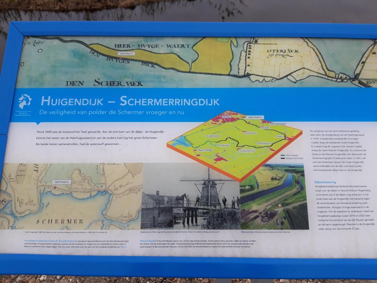 Tinyhouse Natuurhuisje Met Veranda Bij De Molen Tussen Alkmaar En Hoorn Apartamento Oterleek
